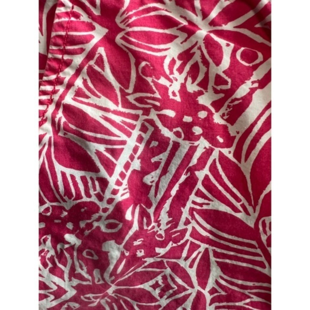 Lilly Pulitzer Pink White Giraffe Print Shorts Womens Casual Summer Tropical - Picture 5 of 12